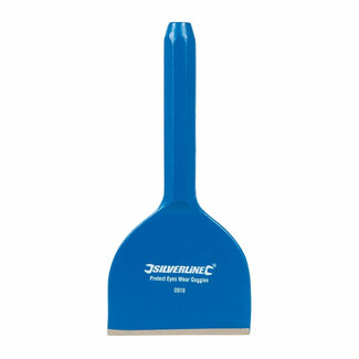 Silverline Voegbeitel vlak - 100 x 220 mm - gehard staal - mat grijs - schokabsorberend - voor tegels, steen en metselwerk