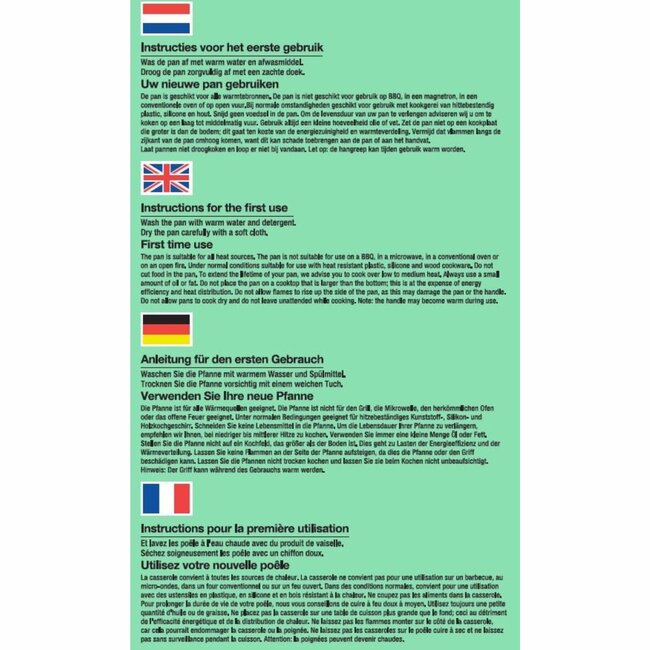 Benson Wokpan - 30 cm - Marmeren Afwerking - Anti-aanbaklaag - Koele Handgreep