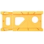 Benson Verstekbak - 45 en 90 graden - Geel - Kunststof - 30x14x8 cm