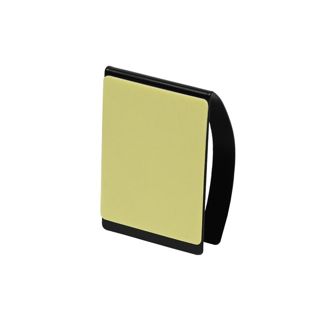 Benson Stijlvolle handdoekhaak - geborsteld RVS - zwart - 50 x 85 mm