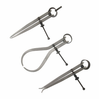 Silverline Passerset - Carbon Staal - 180-202 mm - 3-delig - Nauwkeurige Grondpunt