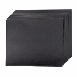 Silverline Schuurpapier siliciumcarbide - waterbestendig, nat en droog, korrel 400 - 230 x 280 mm - 10 stuks - metaalbewerking