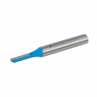Silverline Rechte metrische groeffrees - TCT snijranden - 4 x 12 mm - geharde stalen schacht