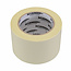 Fixman afplaktape - synthetisch rubber - schrijfbaar, residuvrij - 75 mm x 50 m - beige - voor plastic, metaal, glas en hout