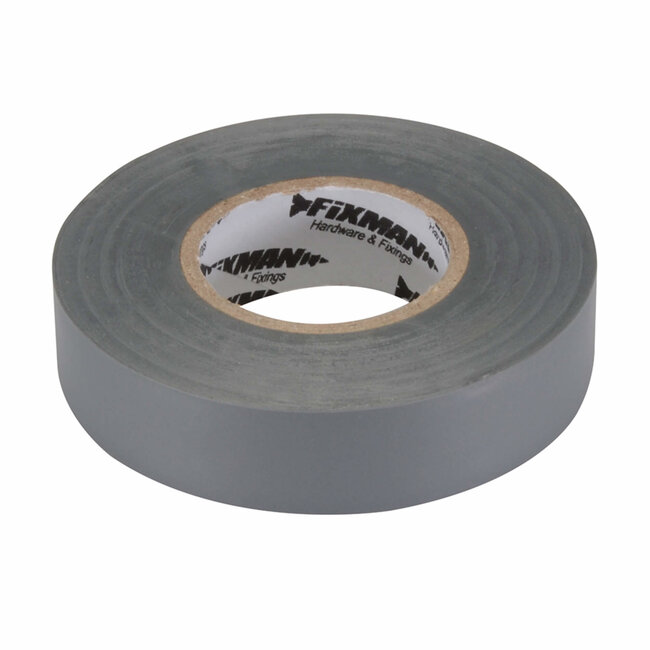 Fixman Isolatietape - 19 mm x 33 meter - Grijs