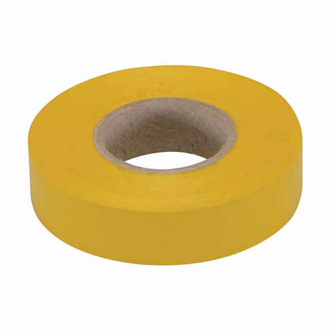 Fixman Isolatietape - 19 mm x 33 meter - Geel