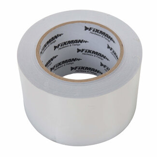 Fixman Aluminium isolatietape - vlamvertragend - 75 mm x 45 m - UV- en waterbestendig