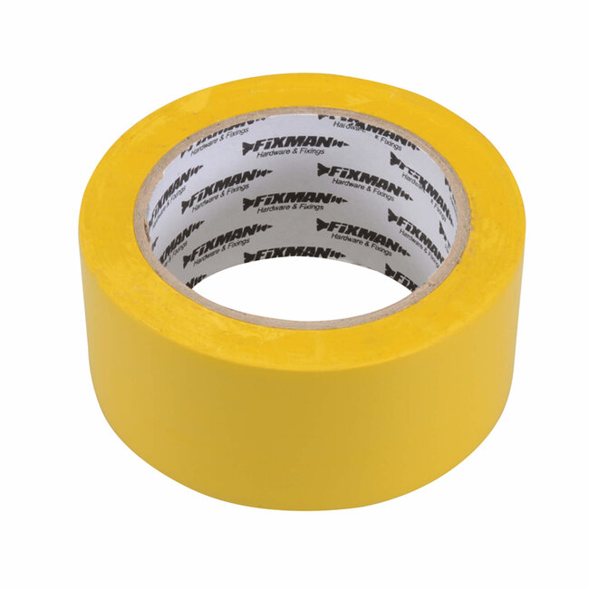 Fixman Isolatietape - 50 mm x 33 meter - Geel