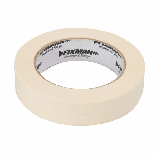 Fixman Afplaktape - Schilders Tape - 25 mm x 50 meter Fixman Afplaktape - Schilders Tape - 25 mm x 50 meter