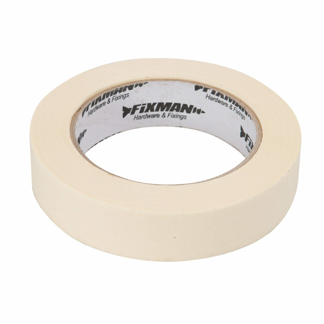 Fixman Afplaktape - Schilders Tape - 25 mm x 50 meter