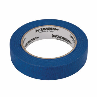 Fixman UV Bestendige - Afplaktape - Blauw - 25 mm x 50 meter