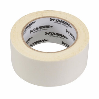 Fixman Afplaktape - Lage kleefkracht - 50 mm x 50 meter - Voor delicate oppervlakken