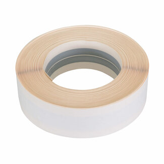 Fixman Gipsplaat hoektape papier met verzinkt staal - flexibel en roestbestendig - 50 mm x 30 m - voor binnen- en buitenhoeken