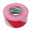 Fixman Extra robuust afzetlint - rood/wit - 70 mm x 500 m