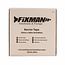Fixman Robuust afzetlint - rood/wit - 70 mm x 500 m - 6 stuks