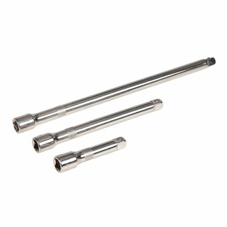 Silverline Ratelverlengstukken Set - 3/8 inch - 3 delig