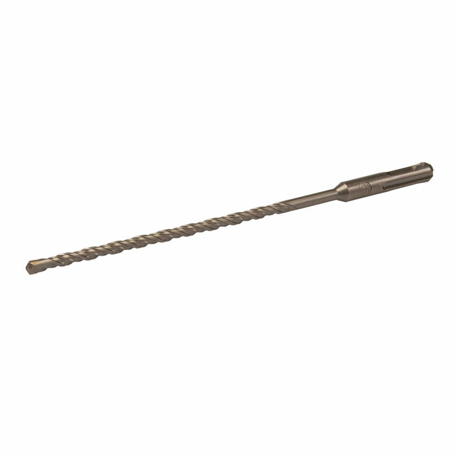 Silverline Betonboor SDS-plus - hardmetaal - dubbele groef en 2 snijranden - 6,5 mm x 210 mm - grijs - voor beton en metselwerk