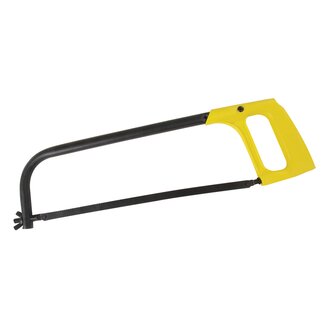 Task IJzerzaag - Vierkant stalen frame - Vleugelmoer bladspanner - 425 mm - Felgekleurd handvat