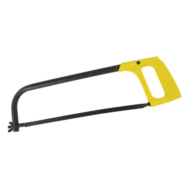 Task IJzerzaag - Vierkant stalen frame - Vleugelmoer bladspanner - 425 mm - Felgekleurd handvat