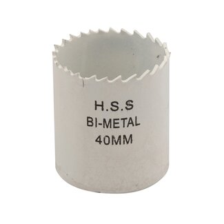 Silverline Bimetalen Gatenzaag - Ø 40 mm - Aluminium - Brons - Koper - PVC - Acryl en Hout