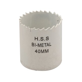 Silverline Bimetalen gatenzaag - Ø 40 mm - Voor diverse materialen - Heavy-duty