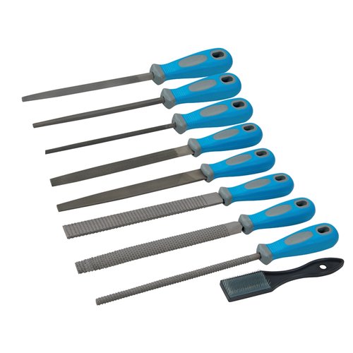 Silverline Vijl en Rasp Set - 9 delig Silverline Vijl en Rasp Set - 9 delig