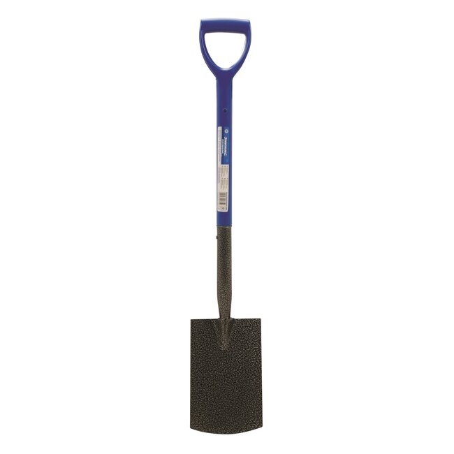 Silverline Spitspade - gehard staal met epoxylaag en hamerafwerking - 100 cm - natuurkleur - inclusief steel - graven in de tuin