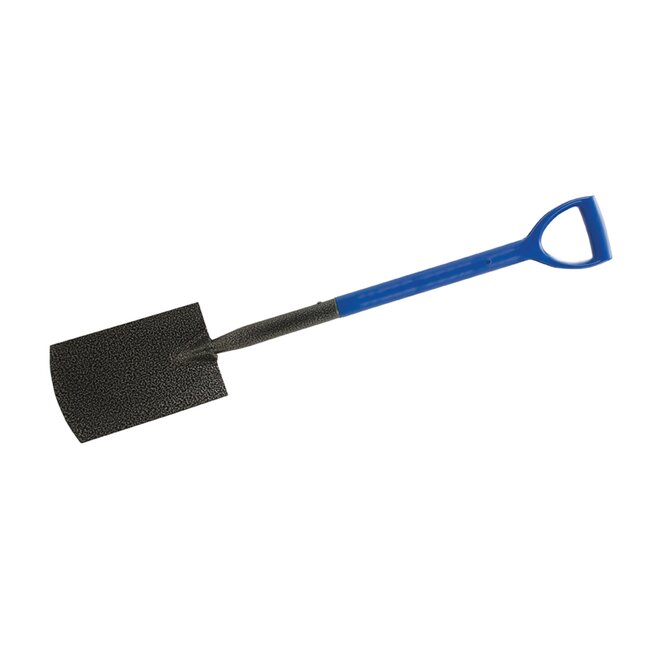 Silverline Spitspade - gehard staal met epoxylaag en hamerafwerking - 100 cm - natuurkleur - inclusief steel - graven in de tuin