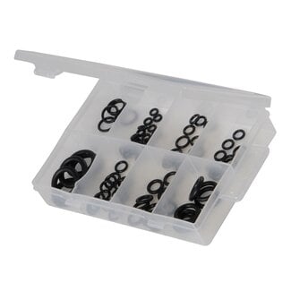 Fixman O-ring assortiment - 85-delig - Lucht- en waterdicht - Inclusief opbergkoffer