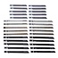 Silverline Decoupeerzaagbladen set - hout en metaal - universele aansluiting - 30-delig