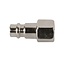 Silverline Luchtslang bajonetkoppeling - Vrouwelijke draad 1/4" BSP - 2 stuks