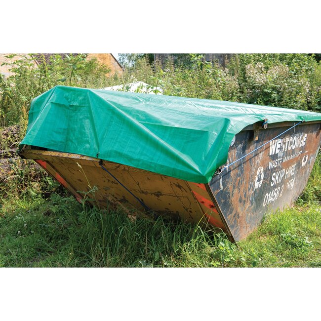 Silverline afdekzeil - polyethyleen - 200 x 300 cm - 140 g/m² - water-, uv- en schimmelbestendig - voor aanhanger en lading