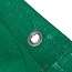 Silverline Dekzeil extra sterk - polyethyleen 140 g/m2 - waterdicht, scheurvast, UV-bestendig - 3 x 4 meter - groen - aanhanger