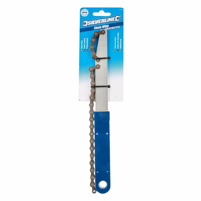 Silverline Kettingzweep - Universeel - Gehard Staal - Chroom Geplateerd - 7-10 Versnellingen