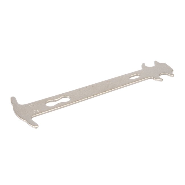 Silverline Kettingslijtage-indicator - precisie chroom-vanadium - 0,75% en 1,0% slijtage