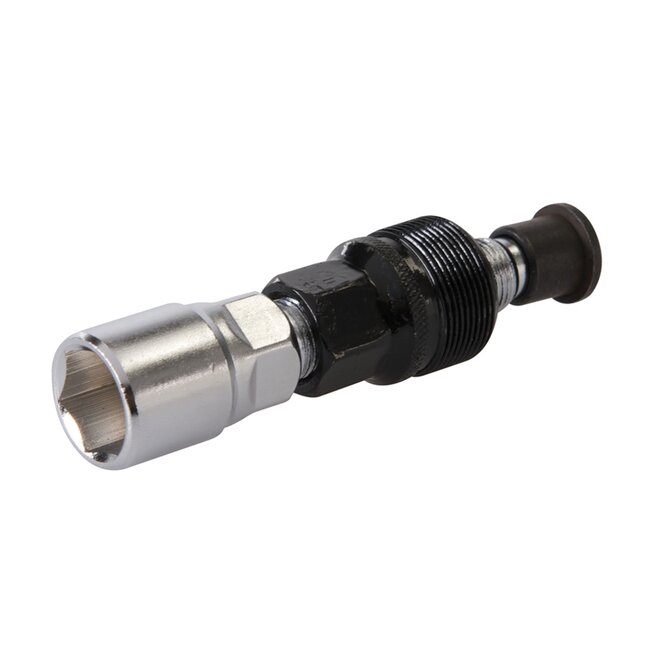 Silverline Cranktrekker voor vierkant en ISIS - koolstofstaal - 16 mm/14 mm - chroom - roestbestendig - fietsreparatie