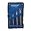 Silverline Torx ringsleutelset - E6 t/m E24 - 4-delig - gehard chroom vanadium - met nylon etui