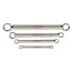Silverline Torx ringsleutelset - E6 t/m E24 - 4-delig - gehard chroom vanadium - met nylon etui