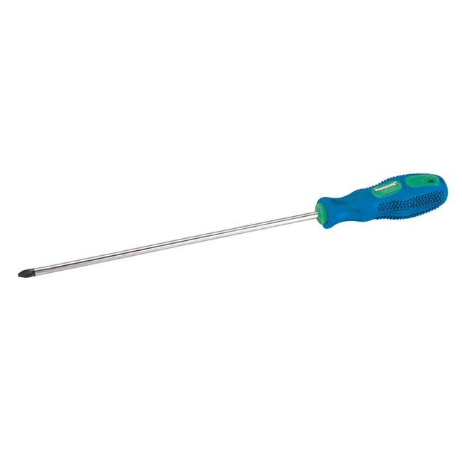Silverline Universele kruiskopschroevendraaier - gehard staal - magnetische punt - 250 mm