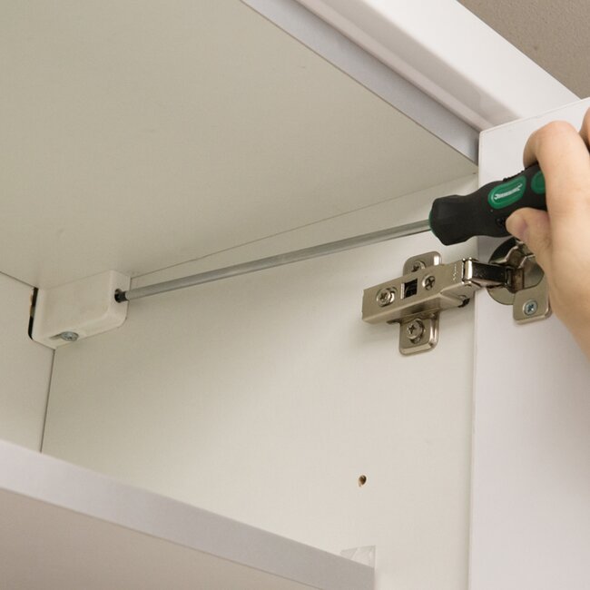 Silverline kruiskopschroevendraaier pozidriv PZ2 - chroom-vanadiumstaal - magnetische punt - 250 mm - chroom/zwart - universeel