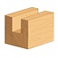 Silverline Rechte metrische groeffrees - gehard staal - TCT snijranden - 5 x 12 mm