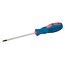 Silverline Universele schroevendraaier - platkop - magnetische punt - 3.2 x 75 mm - ergonomisch handvat