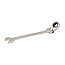 Silverline Flexibele steek- en ringratelsleutel - 10 mm - 180° kantelbare kop - Roestbestendig