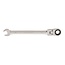 Silverline Flexibele steek- en ringratelsleutel - 10 mm - 180° kantelbare kop - Roestbestendig