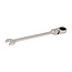 Silverline Flexibele steek- en ringratelsleutel - 10 mm - 180° kantelbare kop - Roestbestendig