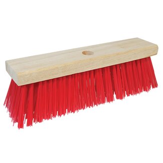 Silverline Bezemkop met PVC haren - 30 cm - Duurzaam rubberhout - Voor binnen en buiten