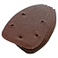 Silverline Delta schuurvellen - klittenband - 140 mm - korrel 60 - 10 stuks