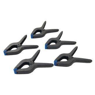 Silverline Veerklemmen - 210 mm - Roterende soft-grip pads - 5 stuks Silverline Veerklemmen - 210 mm - Roterende soft-grip pads - 5 stuks