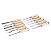 Silverline Houtsnijbeitel Carbon Staal Set - 200 mm - 12 delig Silverline Houtsnijbeitel Carbon Staal Set - 200 mm - 12 delig