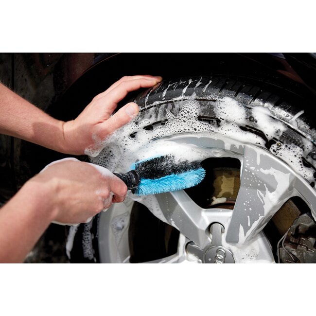 Silverline Velgenborstel - Nylon - Zachte Haren - Soft Grip - 250 mm